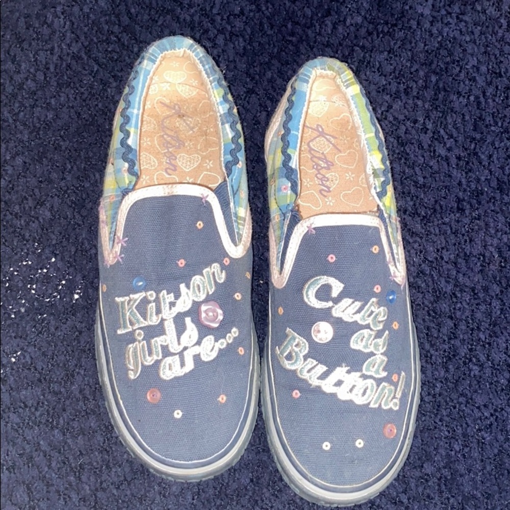 Kitson slip on sneakers